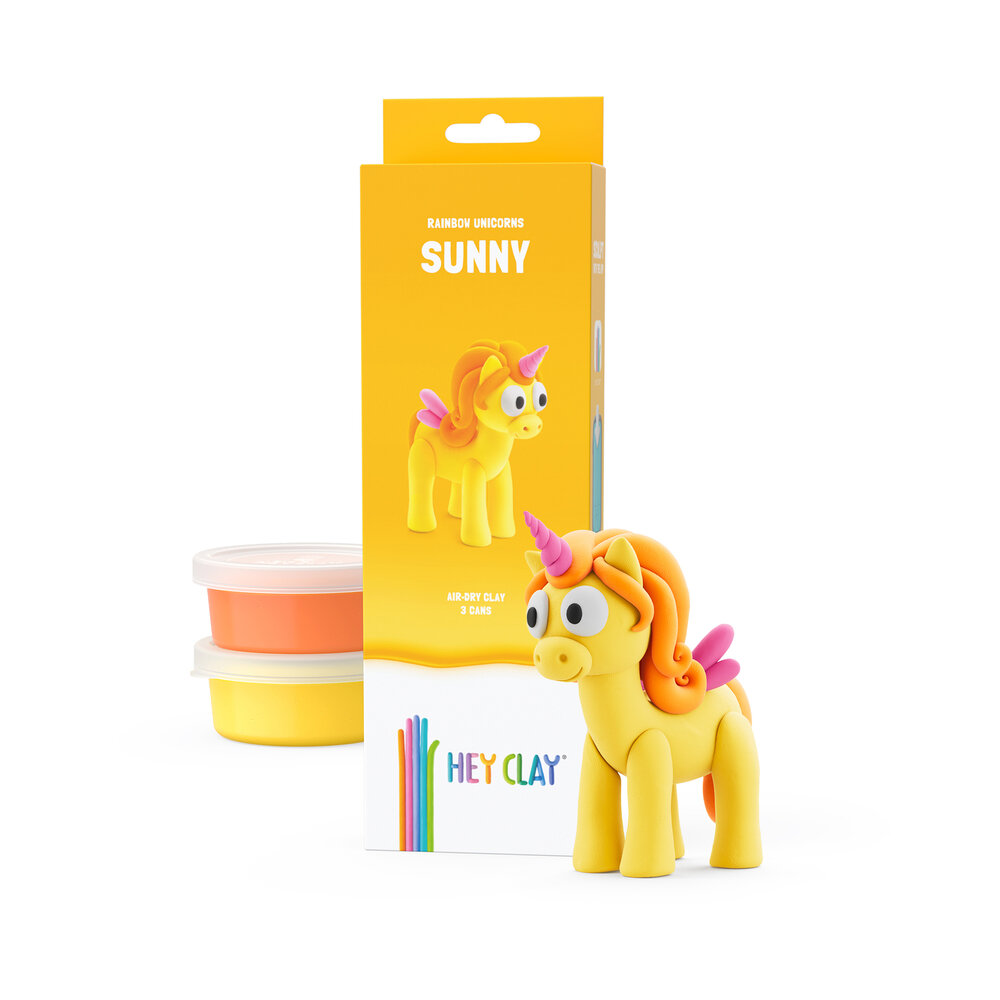 Hey Clay - Regenboog Eenhoorn Sunny