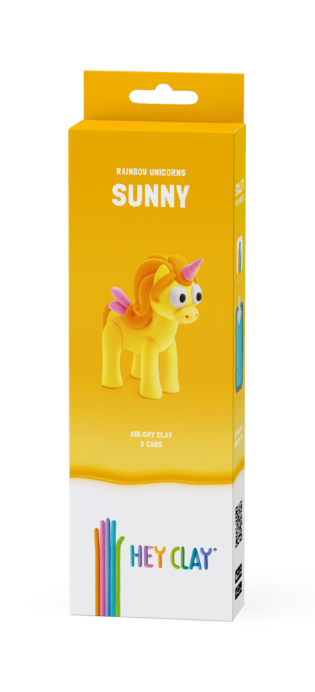 Hey Clay - Regenboog Eenhoorn Sunny