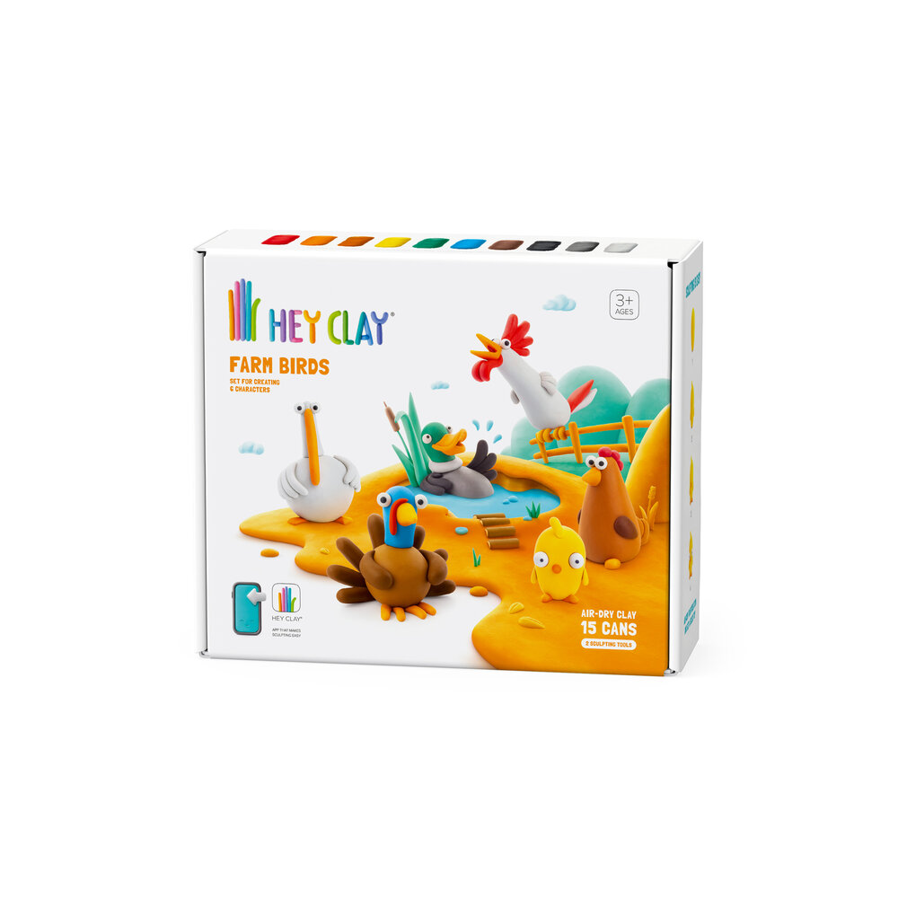 Hey Clay - Farm Birds - 15 cans