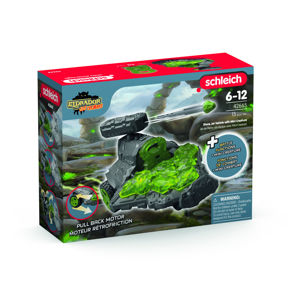 Schleich 42665 Steen straalvoertuig met Mini Creature