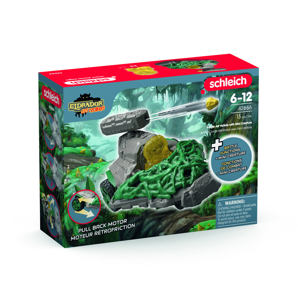 Schleich 42666 Jungle straalvoertuig met Mini Creature