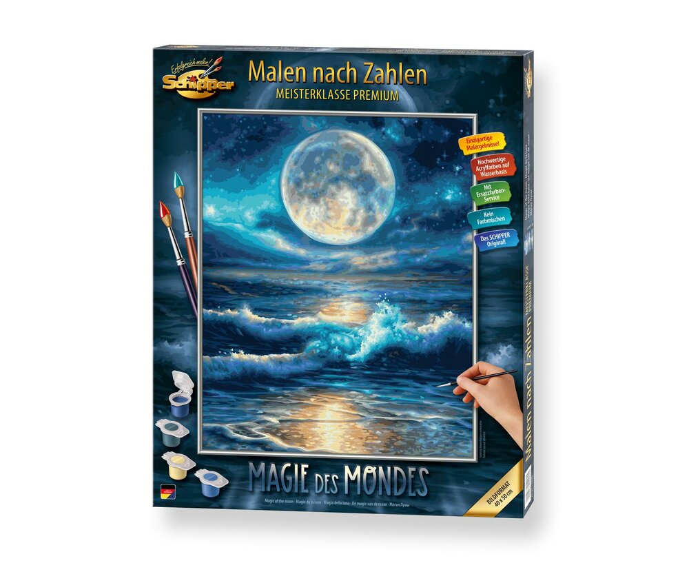 Magie van de maan - Schipper 40 x 50 cm