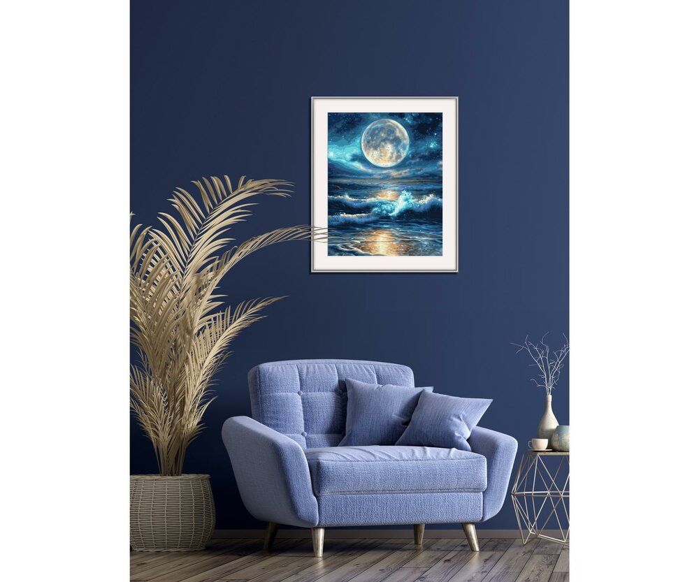 Magie van de maan - Schipper 40 x 50 cm