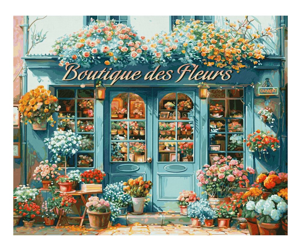 Franse Bloemenwinkel - Schipper 40 x 50 cm