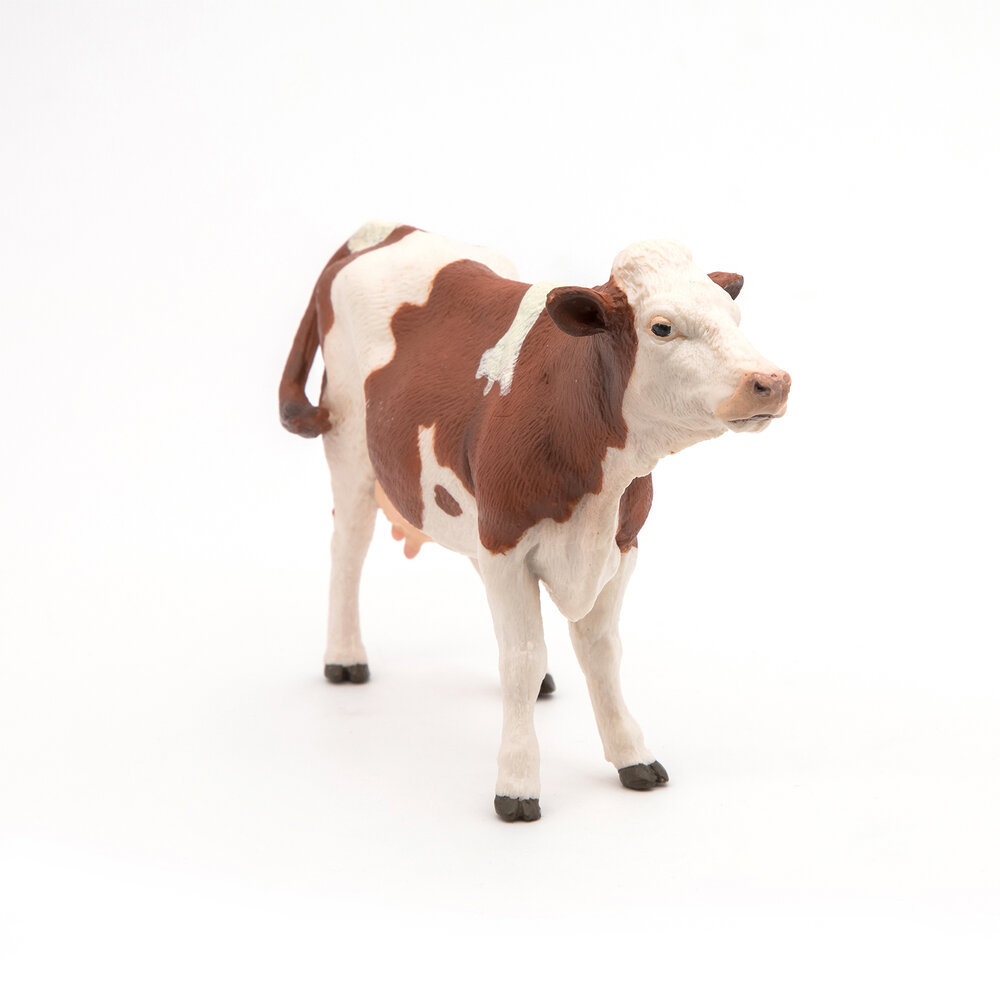 Papo 51165 Bruin witte koe