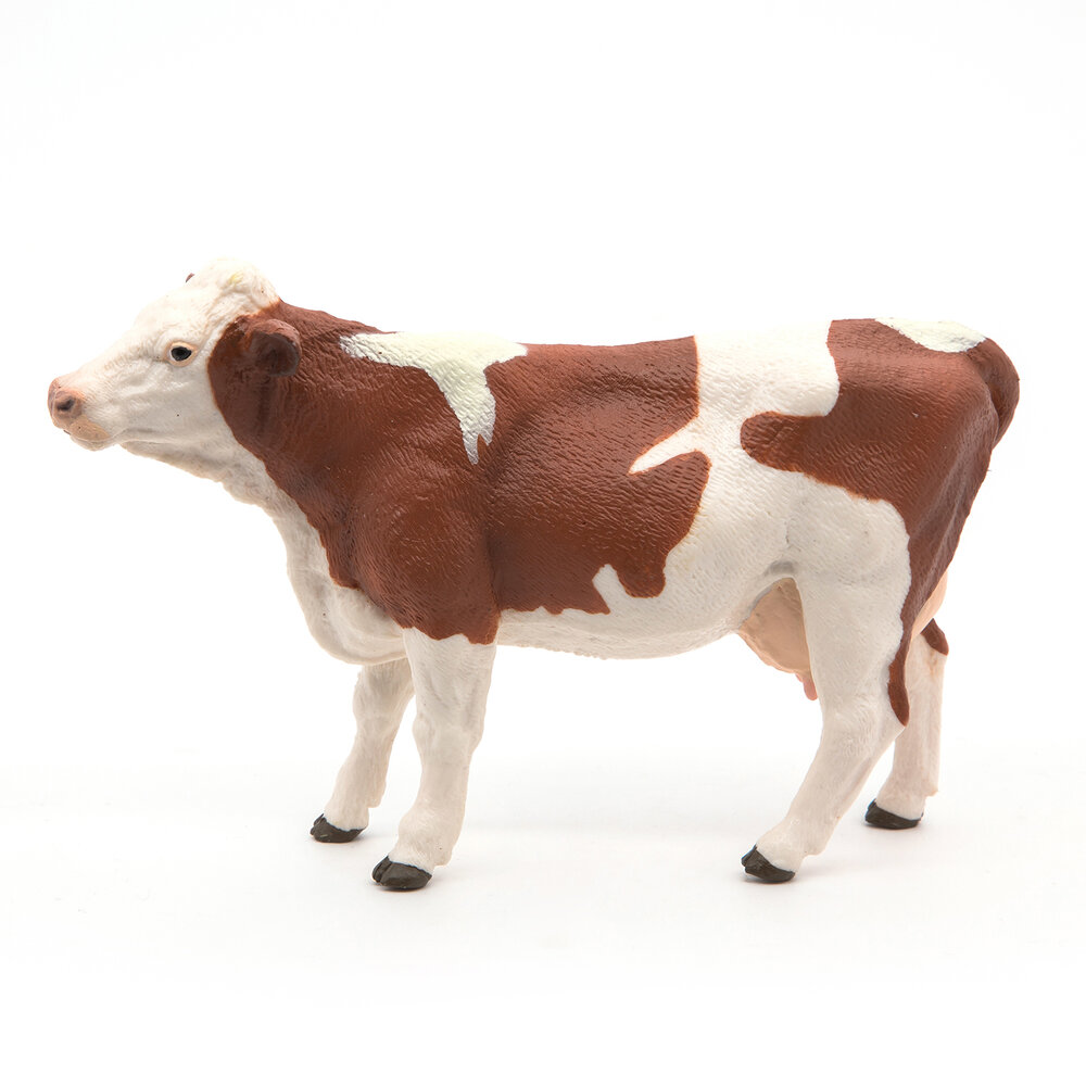 Papo 51165 Bruin witte koe