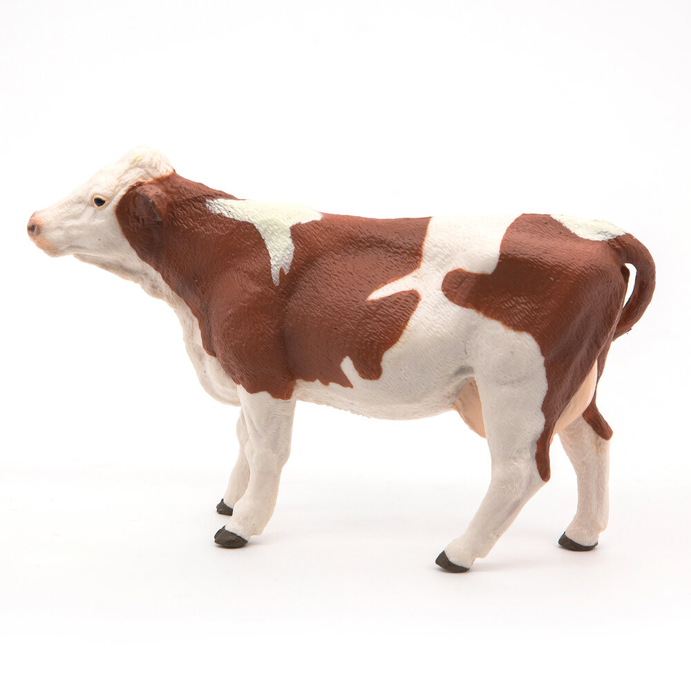 Papo 51165 Bruin witte koe