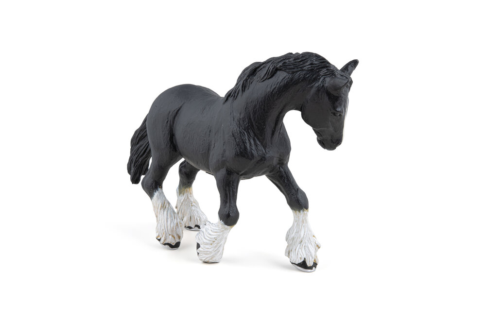 Papo 51517 Shire Hengst  (zwart)