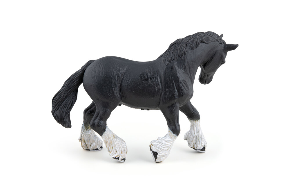 Papo 51517 Shire Hengst  (zwart)