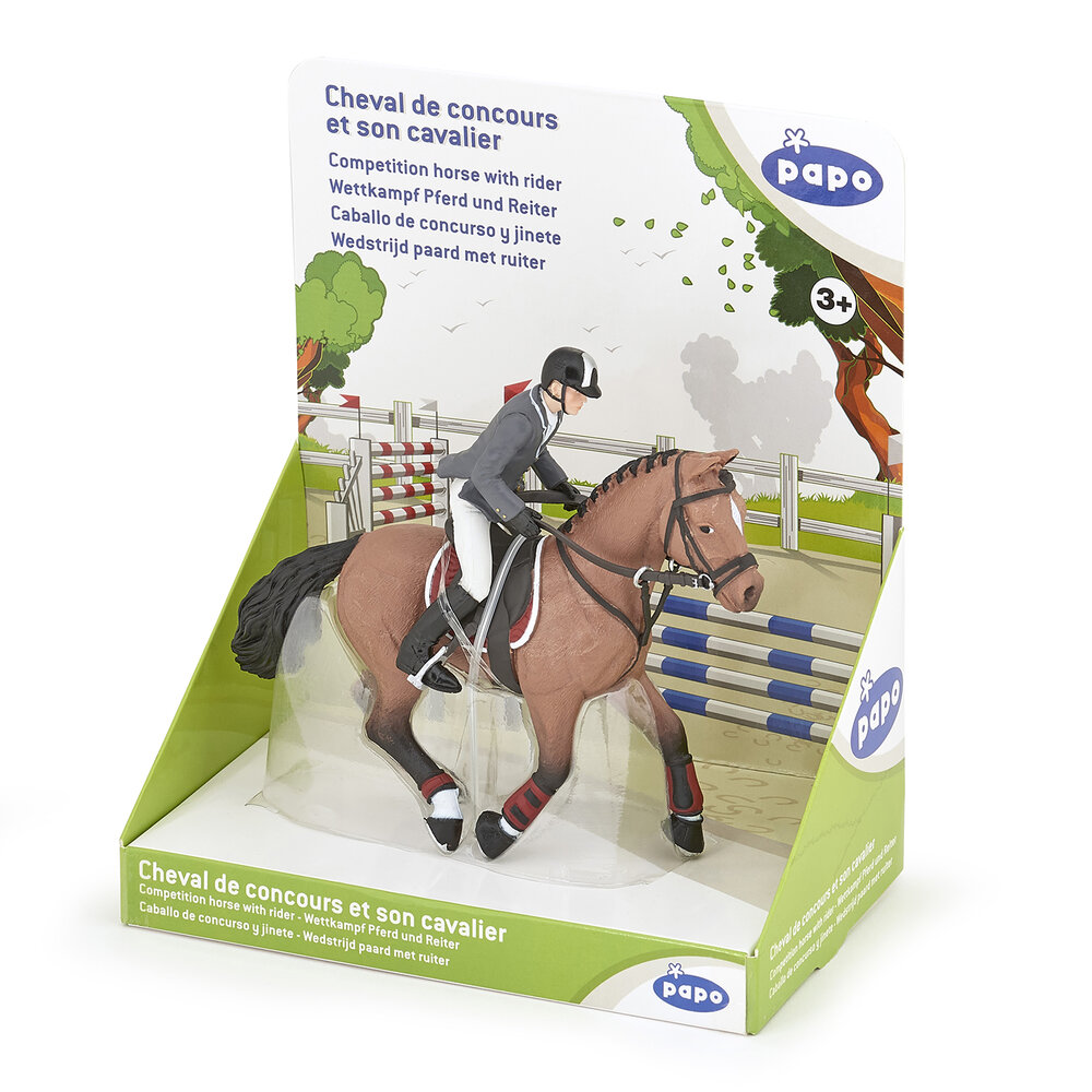 Papo 51561 Competitie ruiter op paard