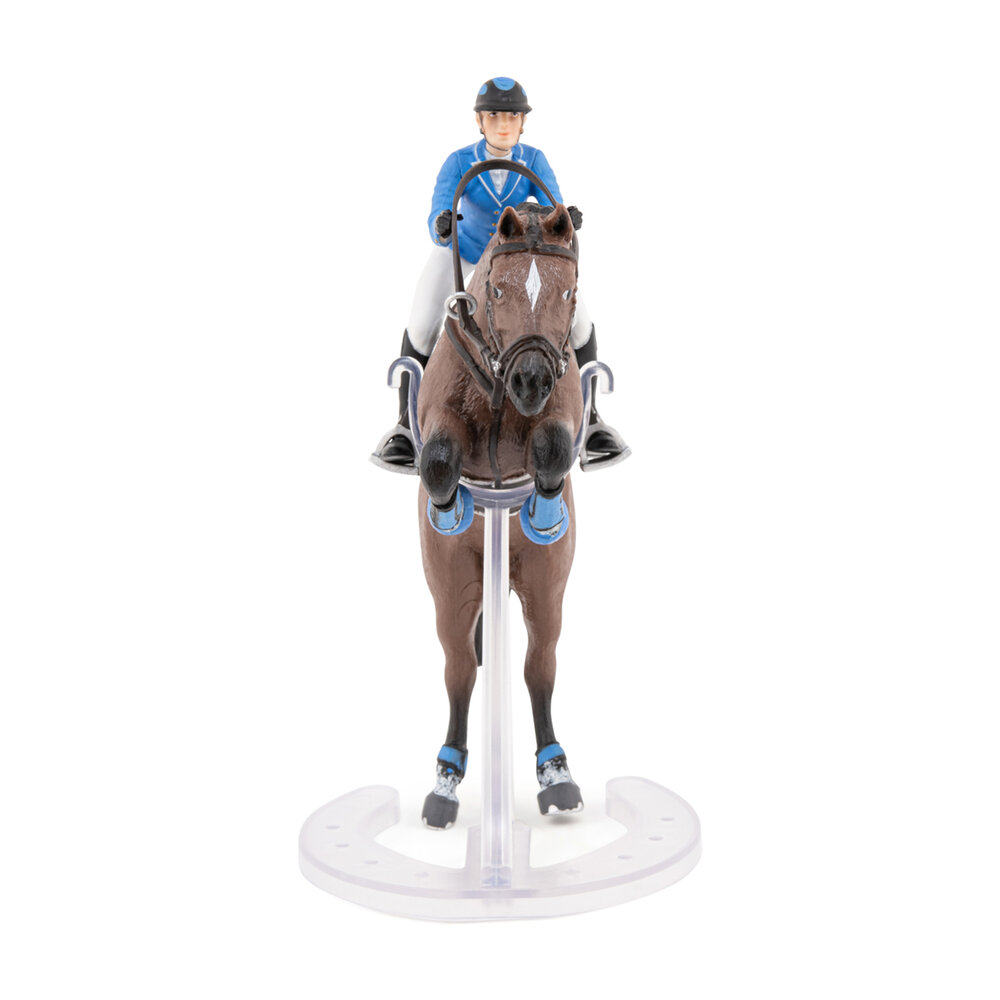 Papo 51560 Springpaard met ruiter