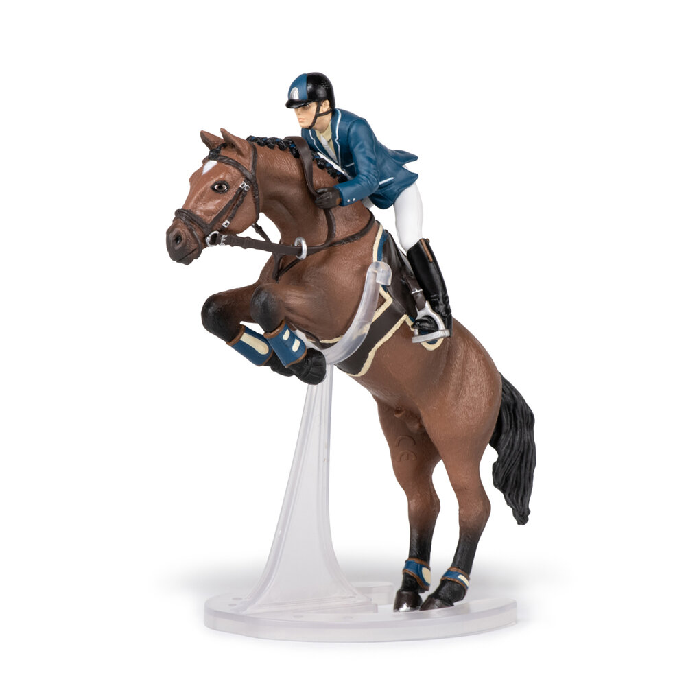 Papo 51562 Springpaard met ruiter (2020)