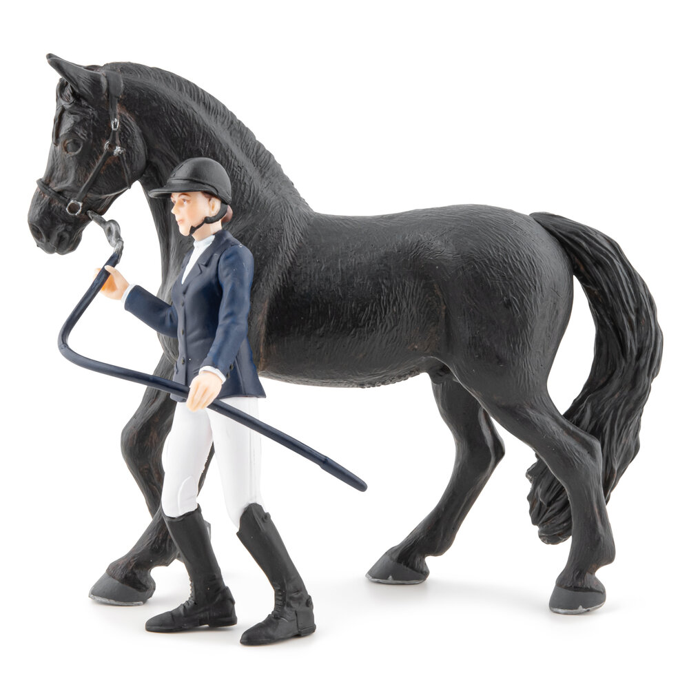 Papo 51576 Penelope en Blacky (Paard met ruiter)