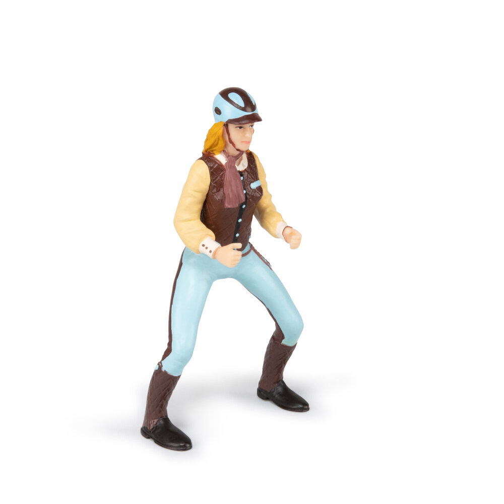 Papo 52009 trendy paardrijdster blauw