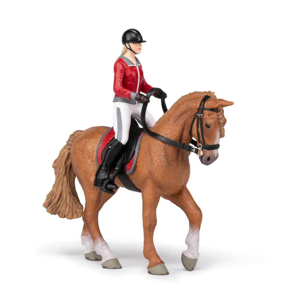 Papo 51564 Wandelpaard met ruiter