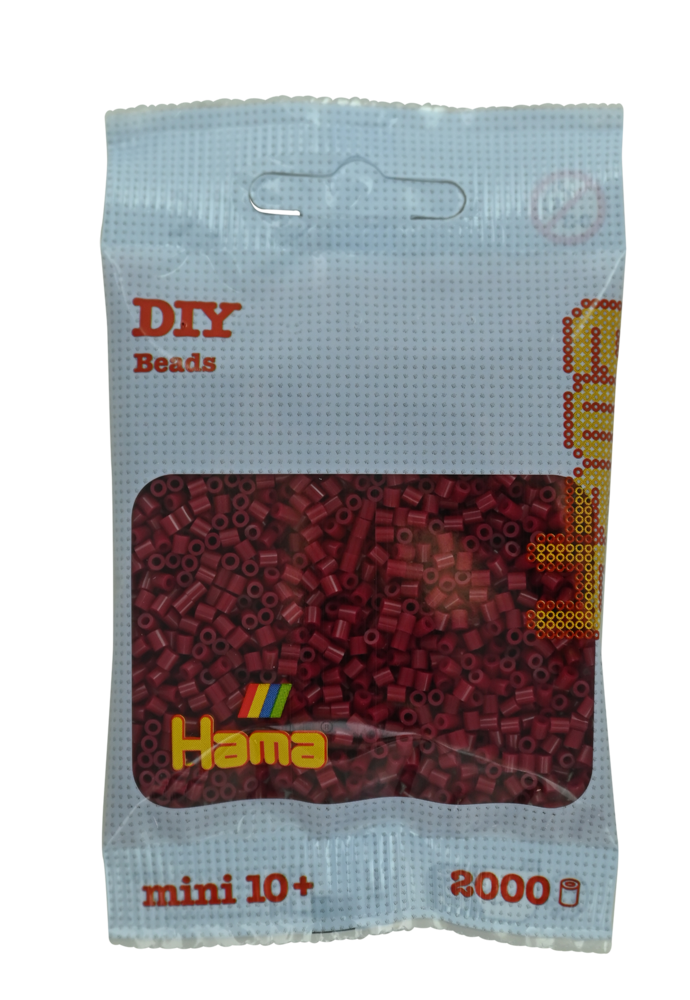 Hama mini kralen kl 118 Donkere Kers Rood