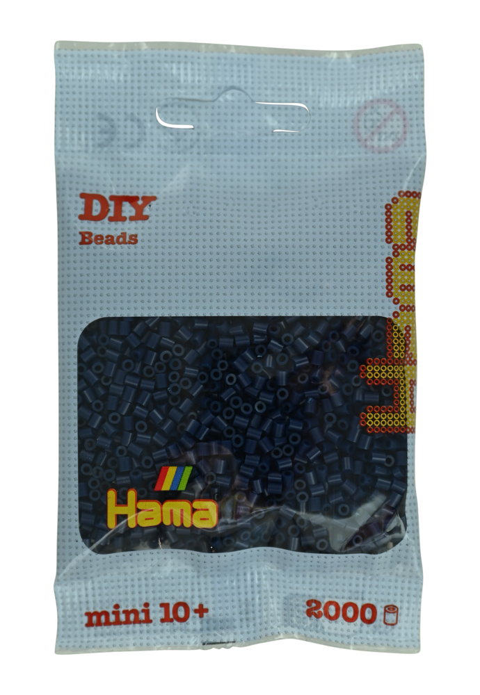 Hama mini kralen kl 116 Middernacht Blauw