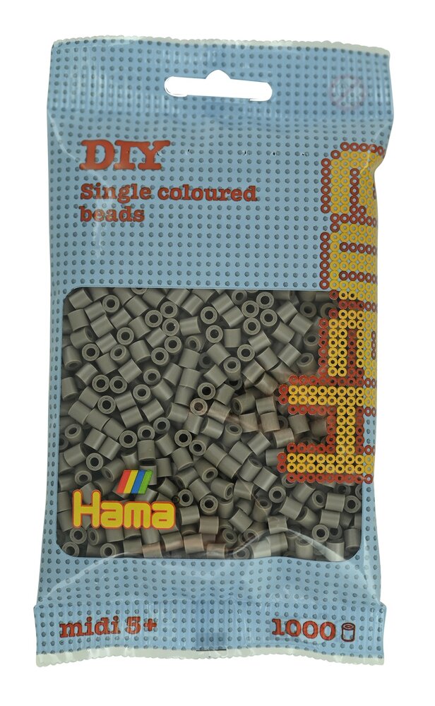 Hama strijkkralen 117 Grijsbruin