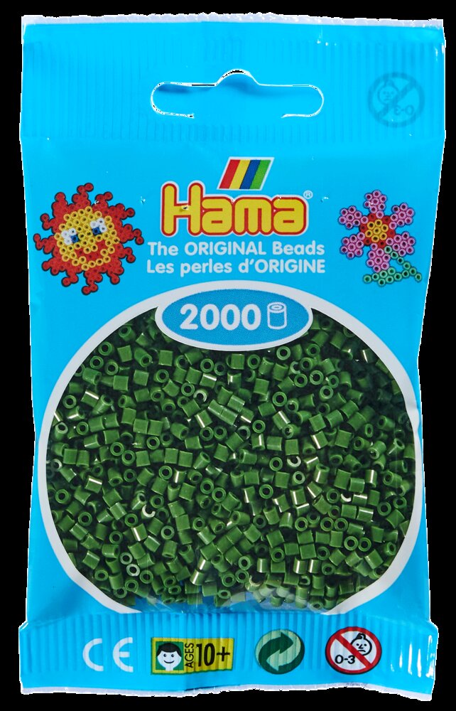 Hama mini kralen kl 102 Bos Groen / Forest Green