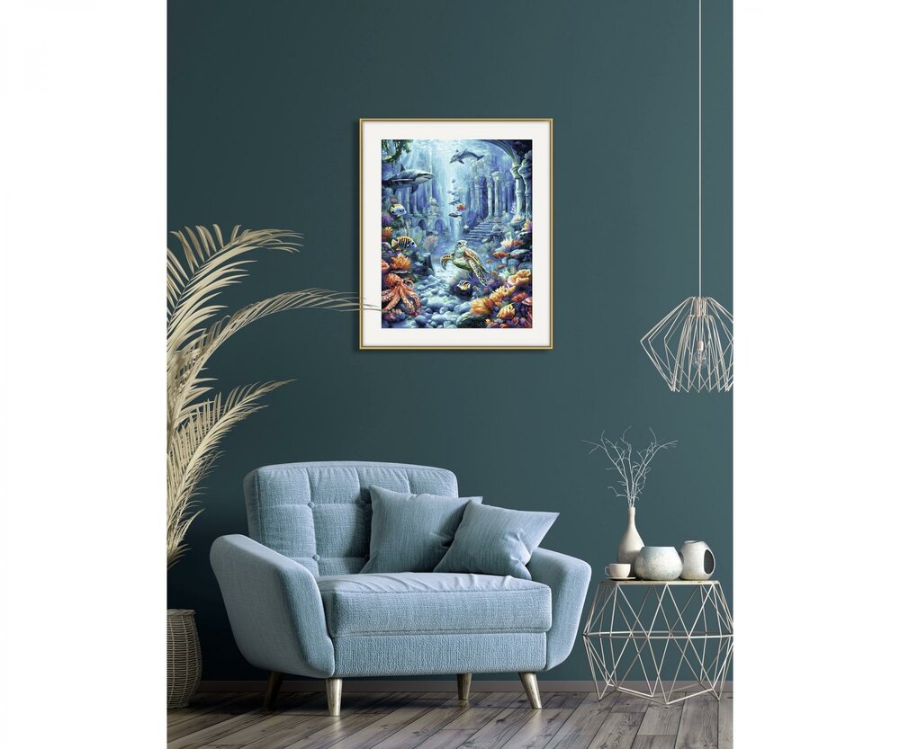 Onderwaterwereld - Schipper 40 x 50 cm