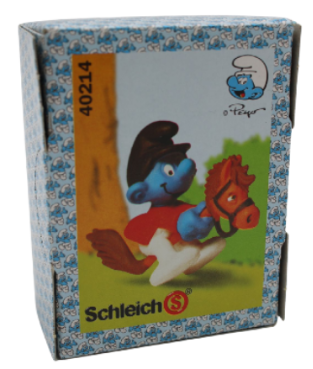 Schleich 40214 Smurf op Stokpaard