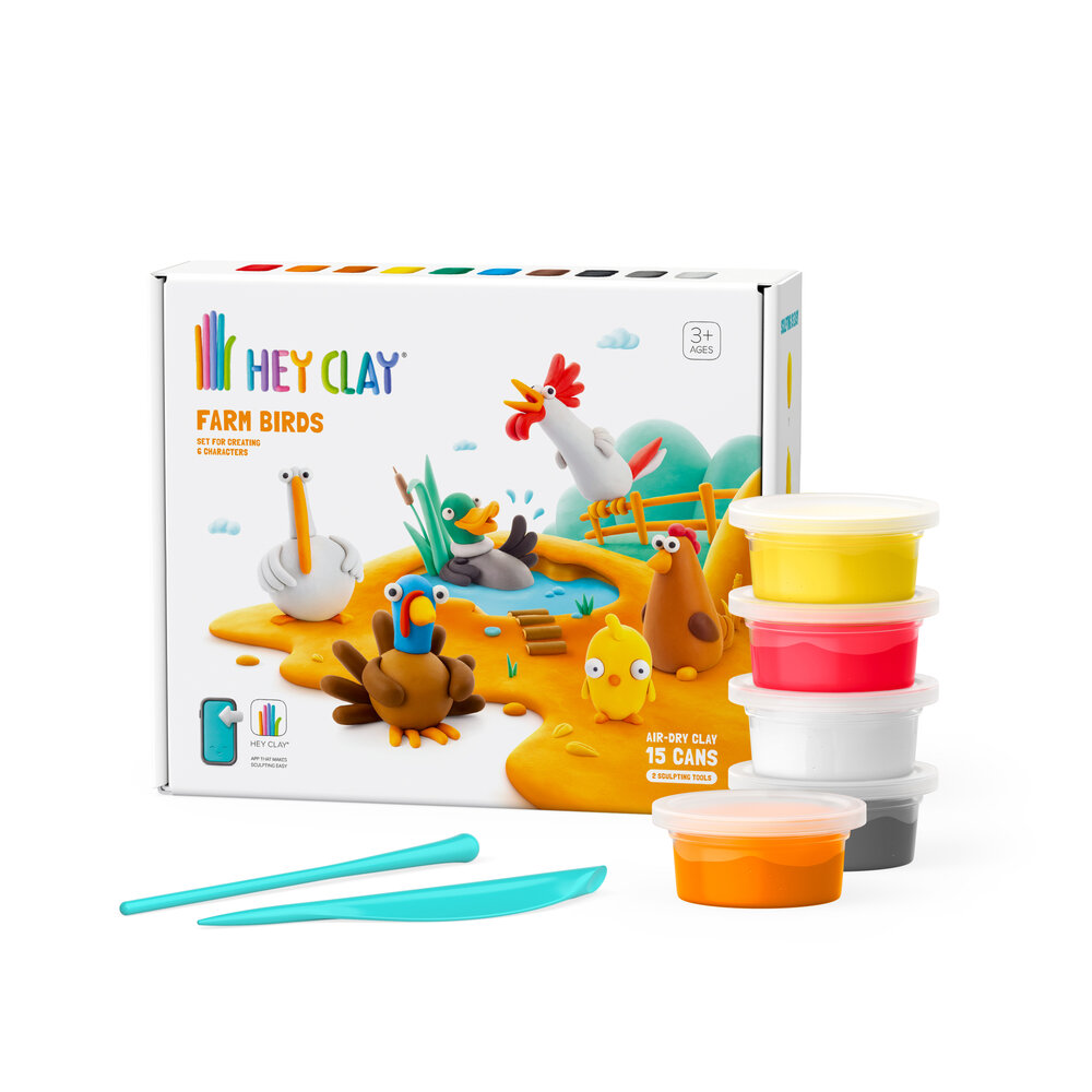 Hey Clay - Farm Birds - 15 cans