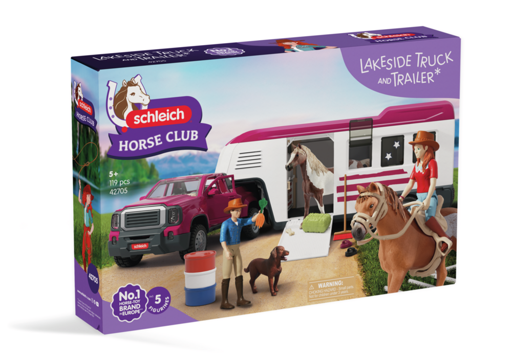Schleich 42705 Lakeside Truck met aanhangwagen