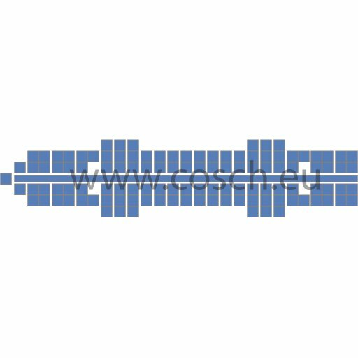 Stickit kleur 24 midden blauw, 5 st