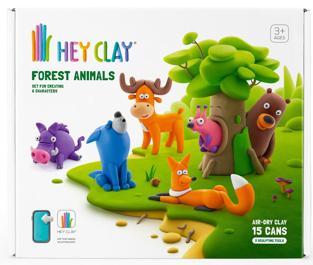 Hey Clay - Bosdieren - 15 potjes