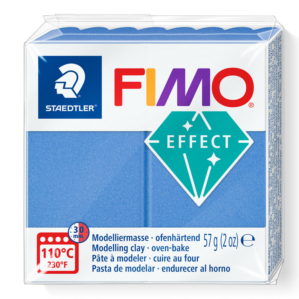 Fimo Effect nr. 31 Metallic Blauw