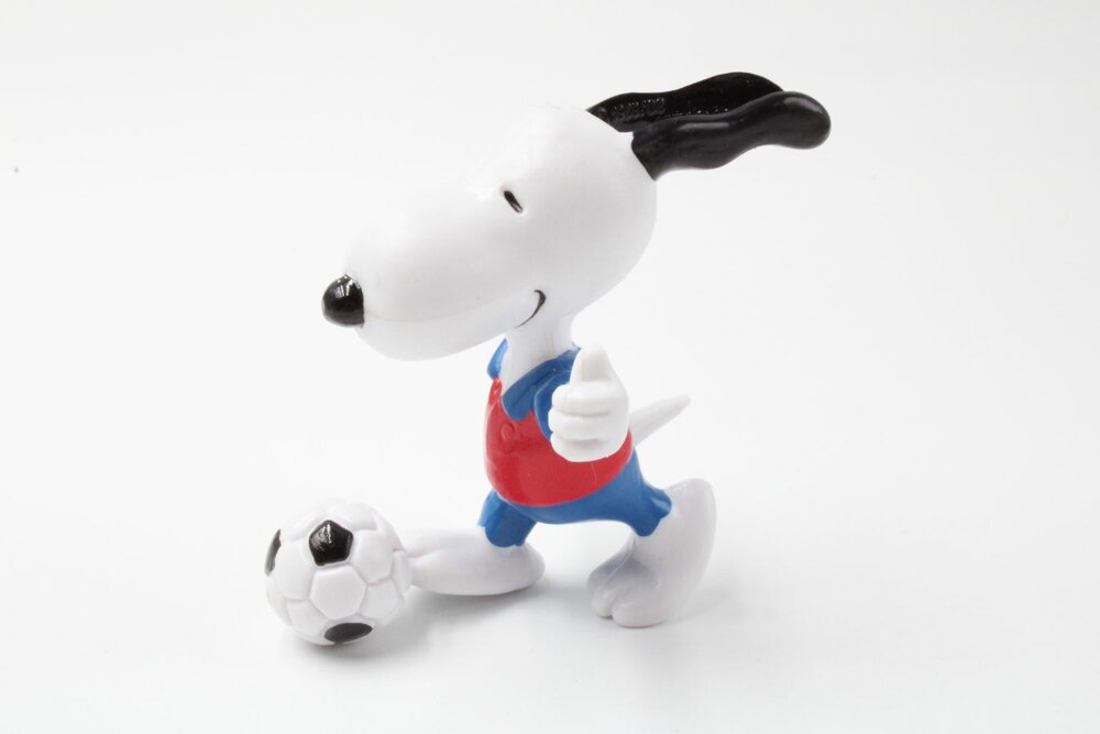 Schleich Snoopy als Voetballer