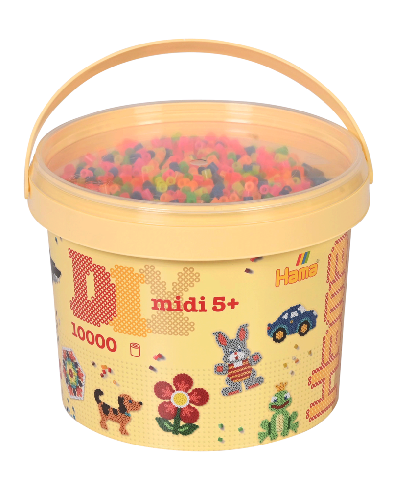 Hama Midi kralen in emmer neon - 10.000 st. - 51