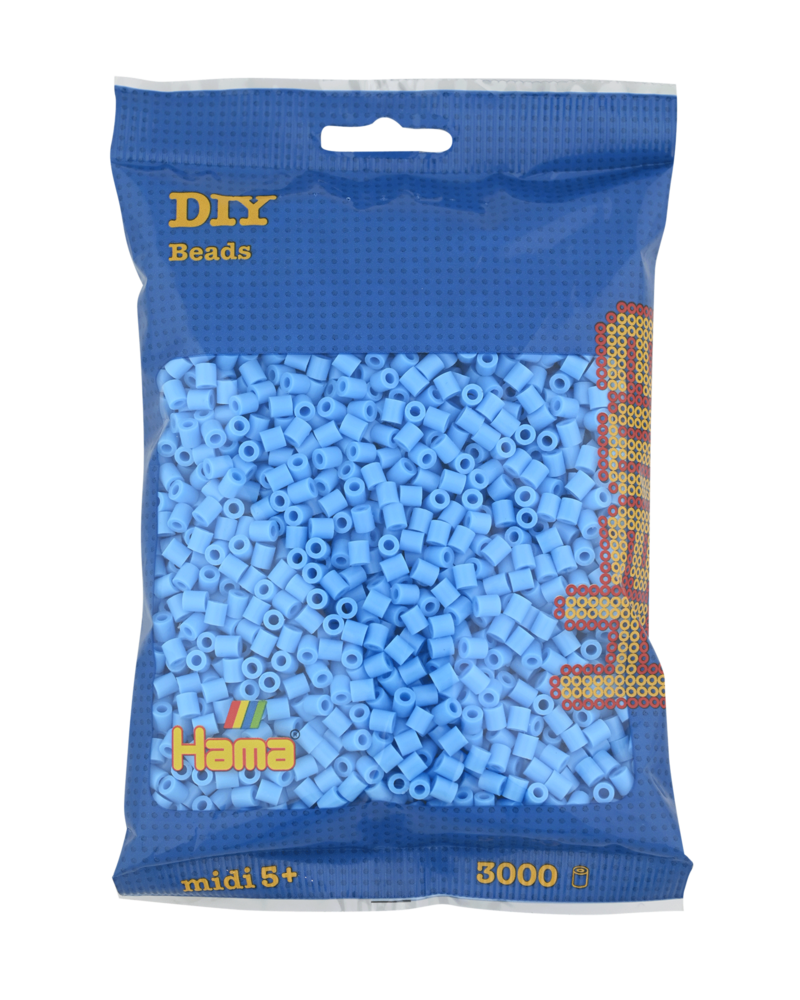 Hama strijkkralen 46 Blauw Pastel (3000 stuks)