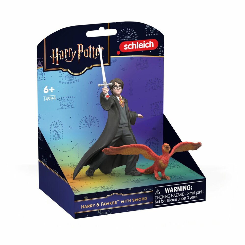 Schleich 14994 Harry &amp; Felix de Feniks&trade; met zwaard afbeelding 2