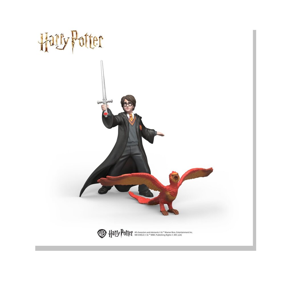 Schleich 14994 Harry &amp; Felix de Feniks&trade; met zwaard studio-variant
