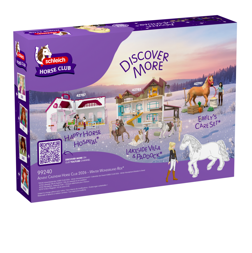 Schleich 99240 Adventskalender Horse Club 2026 afbeelding 3