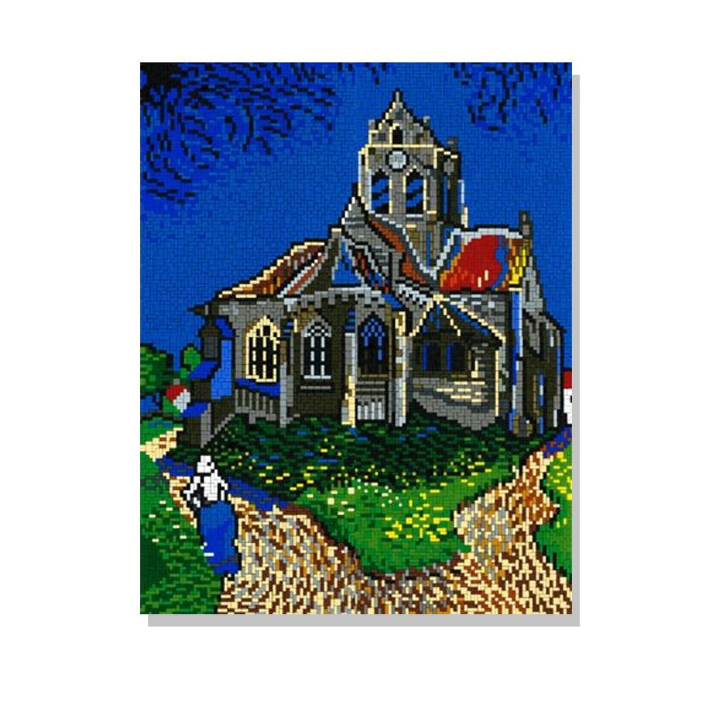 Ministeck 42421 Stickit 42421 De kerk van Van Gogh studio-variant