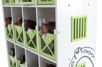 Kids Globe paardenstal hotel met 12 boxen 1:24