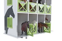 Kids Globe paardenstal hotel met 12 boxen 1:24