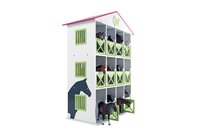 Kids Globe paardenstal hotel met 12 boxen 1:24