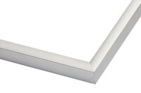 Mat Zwarte Aluminium Drieluik Lijst 40 x 120 cm