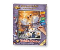 Verliefde Zwanen - Schipper 24 x 30 cm