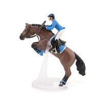 Papo 51560 Springpaard met ruiter