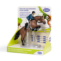 Papo 51562 Springpaard met ruiter (2020)