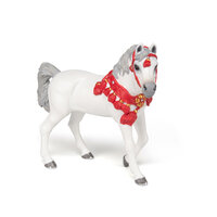 Papo 51568 Wit Arabisch paard in parade kleding