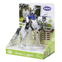 Papo 51574 Penelope met Mylord (Springpaard met ruiter)