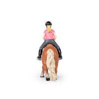 Papo 51559 + 52014 Shetlandpony + ruiter