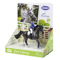 Papo 51577 Eden en Qimbaya (Paard met ruiter)