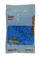 Hama mini kralen kl 119 Helderblauw