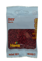 Hama mini kralen kl 118 Donkere Kers Rood